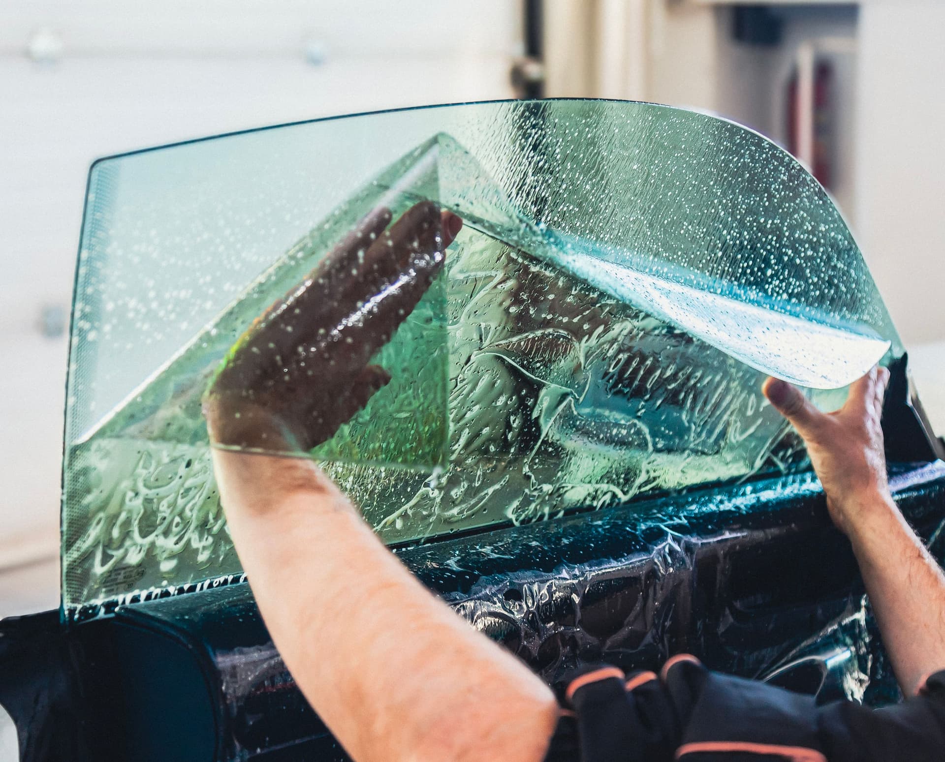 Ceramic window tint application